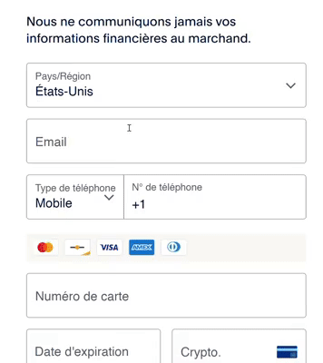 Comment payer par carte sur PayPal